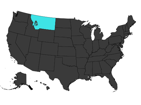 Wisdom Montana Map